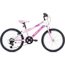 Ideal Condor 2025 Παιδικό Mountain Bike 20" με 6 Ταχύτητες Λευκό Ροζ