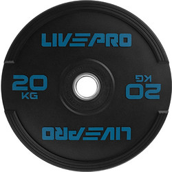 LivePro Δίσκος Ολυμπιακού Τύπου Bumper 20kg Φ50mm Β-8331-20