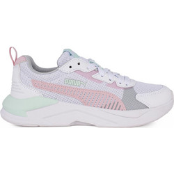 Puma X-Ray Lite 3 Παιδικά Sneakers Λευκά Ροζ 401493-04