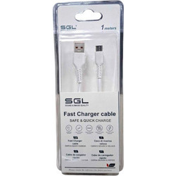 SGL USB-A to USB-C 1m White 194898