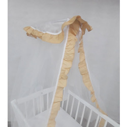 Beboulino Κουνουπιέρα Λίκνου Εκρού 250x100cm