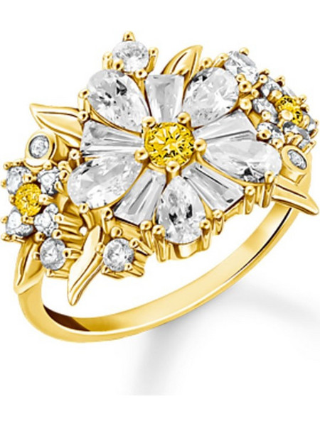 Thomas Sabo Γυναικείο Δαχτυλίδι Λουλούδι Xρυσό TR2335-414-4