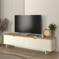 Megapap Έπιπλο Τηλεόρασης Ξύλινο Μπεζ Μ180xΠ47xΥ45.6cm Bohema GP042-0283,1
