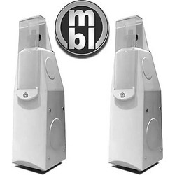 MBL 116F Ζεύγος Ηχείων Hi-Fi Δαπέδου 340W 4 Δρόμων White Chrome