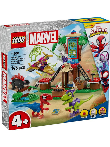 Lego Marvel Spidey & Gobby's Raptor Battle at Tree House HQ για 4+ Ετών 11200
