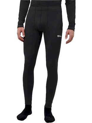 Jack Wolfskin Ανδρικό Κολάν Μακρύ Μαύρο A60324-6000