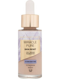 Max Factor Miracle Pure Skin Reset 2in1 85-90 Medium To Deep Liquid Foundation 30ml
