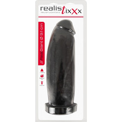 You2Toys Realistixxx Giant Ρεαλιστικό Dildo με Βεντούζα 30cm Μαύρο