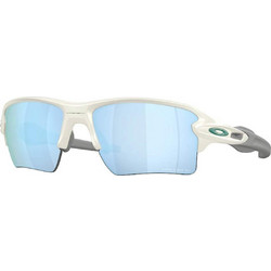 Oakley OO9188-K2 Ανδρικά Γυαλιά Ηλίου Ορθογώνια Κοκάλινα Λευκά με Μπλε Φακό