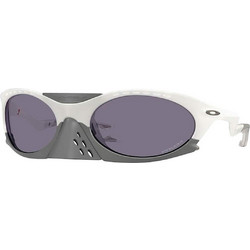 Oakley OO9437-06 Ανδρικά Γυαλιά Ηλίου Οβάλ Κοκάλινα Λευκό Μαύρο με Μαύρο Φακό