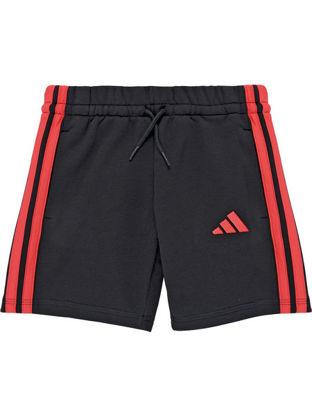 Adidas Αθλητική Παιδική Βερμούδα Μαύρη Κόκκινη JD6517