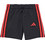 Adidas Αθλητική Παιδική Βερμούδα Μαύρη Κόκκινη JD6517