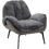 Fylliana Πολυθρόνα Γκρι Allyssa 639-124-006