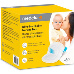 Medela Ultra Breathable Επιθέματα Στήθους 60τμχ