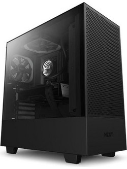 NZXT H5 Flow 2024 Black Midi Tower Κουτί Υπολογιστή με Πλαϊνό Παράθυρο