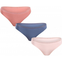 Tommy Hilfiger Βαμβακερά Γυναικεία String με Δαντέλα 3Pack UW0UW04890-0VV