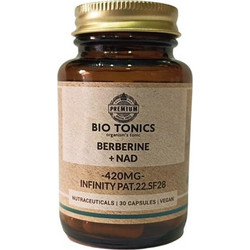 Bio Tonics Berberine & NAD 420mg 30 Κάψουλες