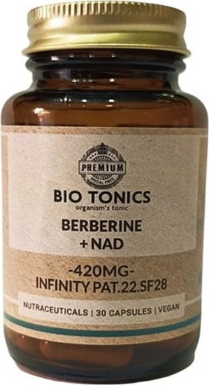 Bio Tonics Berberine & NAD 420mg 30 Κάψουλες | BestPrice.gr