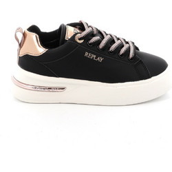 Replay Παιδικά Sneakers Μαύρα Ροζ Χρυσά GBZ46-000-C0002S