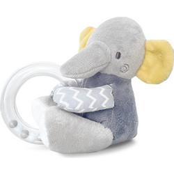 Lorelli Elephant Grey Υφασμάτινη Κουδουνίστρα για Νεογέννητα