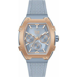Ice Watch Γυναικείο Ρολόι Χρονογράφος με Γαλάζιο Καουτσούκ Λουράκι IC022860