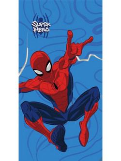 Aymax Spider-Man Παιδική Πετσέτα Θαλάσσης Μπλε 70x140cm 127844
