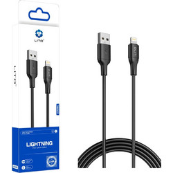 Lito LD06 USB-A to Lightning Cable 1m Black 5949419245198