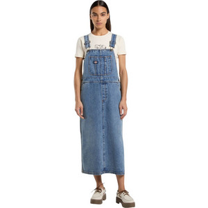 Dickies Midi Καλοκαιρινό Καθημερινό Φόρεμα Τζιν Μπλε DK0A4Z6T-K21