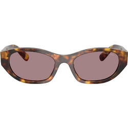 Miu Miu MUA03S 14L20I Γυαλιά Ηλίου Οβάλ Κοκάλινα Ταρταρούγα με Ροζ Φακό