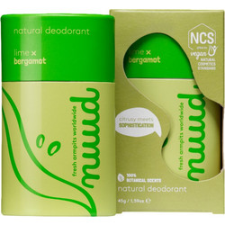 Nuud Lime & Bergamot Φυσικό Αποσμητικό Stick 48h 45gr
