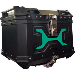 Motocentric MC-45G Green Μπαγκαζιέρα Μηχανής Αλουμινίου 45lt