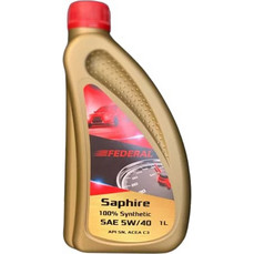 Federal Saphire Συνθετικό Λάδι Αυτοκινήτου 5W-40 1lt