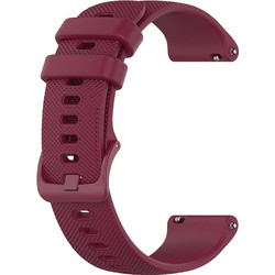 Techsuit Watchband W006 Λουράκι Σιλικόνης Burgundy (Universal 18mm)