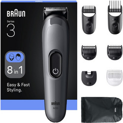 Braun All-in-One Series 3 Επαναφορτιζόμενο Σετ Κουρευτικής Μηχανής AIO3540