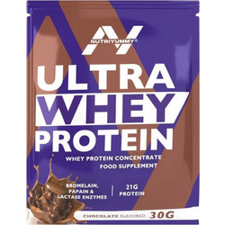 NutriYummy Ultra Whey Chocolate Πρωτεΐνη Ορού Γάλακτος Γράμμωσης 30gr