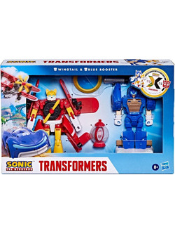 Hasbro Transformers x Sonic The Hedgehog Wingtail Blue Booster Σετ Φιγούρες Δράσης για 8+ Ετών 13cm
