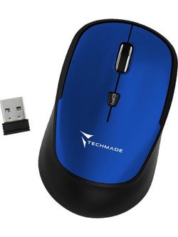 Techmade TM-XJ35 Ασύρματο Ποντίκι Blue