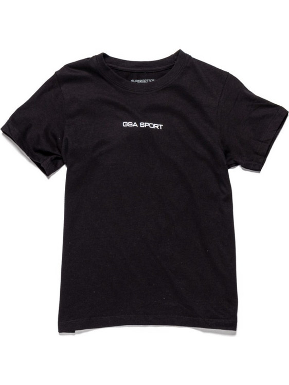 GSA Παιδικό T-Shirt Κοντομάνικο Μαύρο 28-3401-01