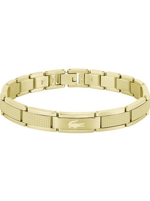 Lacoste Ανδρικό Βραχιόλι Χειροπέδα από Ατσάλι Επιχρυσωμένο 2040219