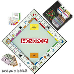 Hasbro Monopoly Classic Refresh English Edition Επιτραπέζιο Παιχνίδι 8+ Ετών για 2-4 Παίκτες