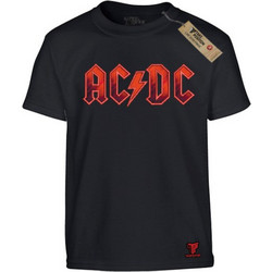 Takeposition Ac Dc Raizo Παιδικό T-Shirt Κοντομάνικο Μαύρο Κόκκινο Πορτοκαλί 806-7519