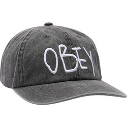 Obey Ανδρικό Καπέλο Jockey Υφασμάτινο Μαύρο 100580405-BLK