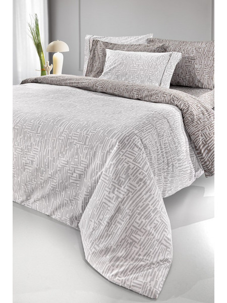 Guy Laroche Σετ Σεντόνια Υπέρδιπλα Βαμβακερά 240x265 Cuba Grey