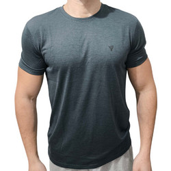 Magnetic North Mens Ultra Boost Tee Blue Melange Ανδρικό Αθλητικό T-Shirt Γκρι A51003