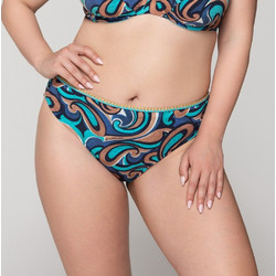Luna Ψηλόμεσο Bikini Slip Μπλε Τιρκουάζ 94616