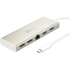j5create JCD381-N USB-C Docking Station με HDMI PD Ethernet