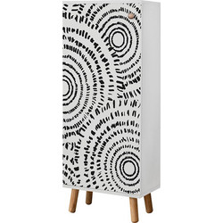 Megapap Παπουτσοθήκη Μοριοσανίδας Assiri Λευκή M50xΠ38xY135cm GP052-0006,2
