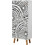 Megapap Παπουτσοθήκη Μοριοσανίδας Assiri Λευκή M50xΠ38xY135cm GP052-0006,2