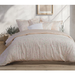 Nef-Nef Σετ Σεντόνια King Size Βαμβακοσατέν 270x280 Kiara Salmon