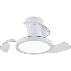 Primo PRCF-80683 Ανεμιστήρας Οροφής 65cm 35W με Φως & Τηλεχειριστήριο Λευκός